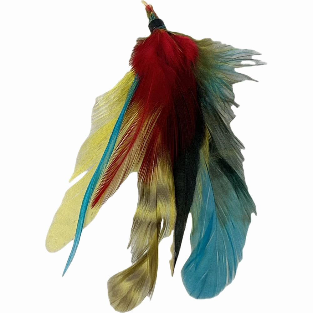 Feather Extension Teal McCaw (Pack of 10) by A Creative Collection