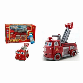 Fire Truck Bubble Blowers – Flashing Lights & Siren Sounds