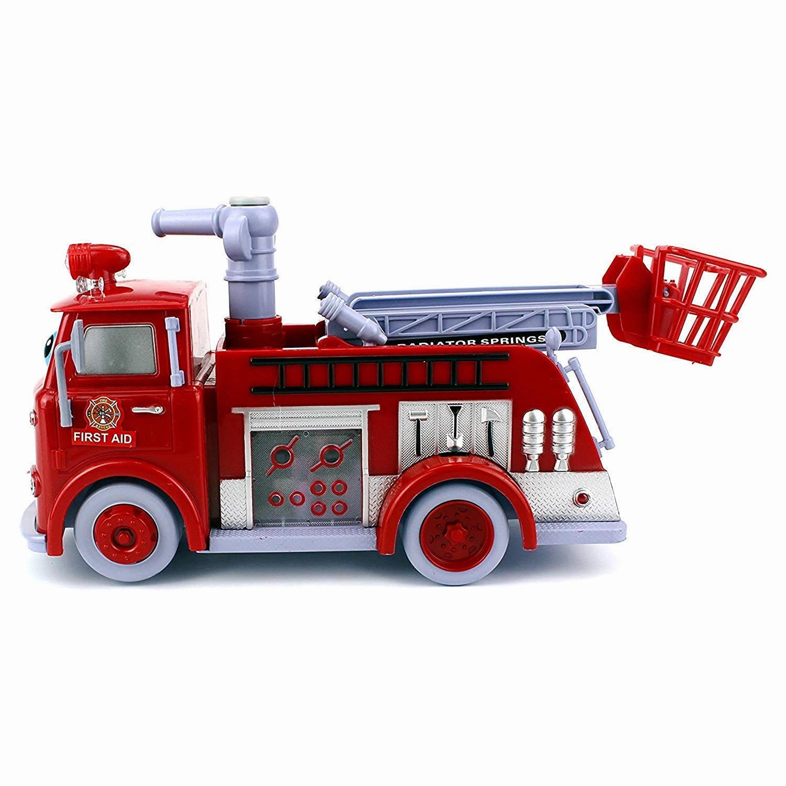 Fire Truck Bubble Blowers – Flashing Lights & Siren Sounds