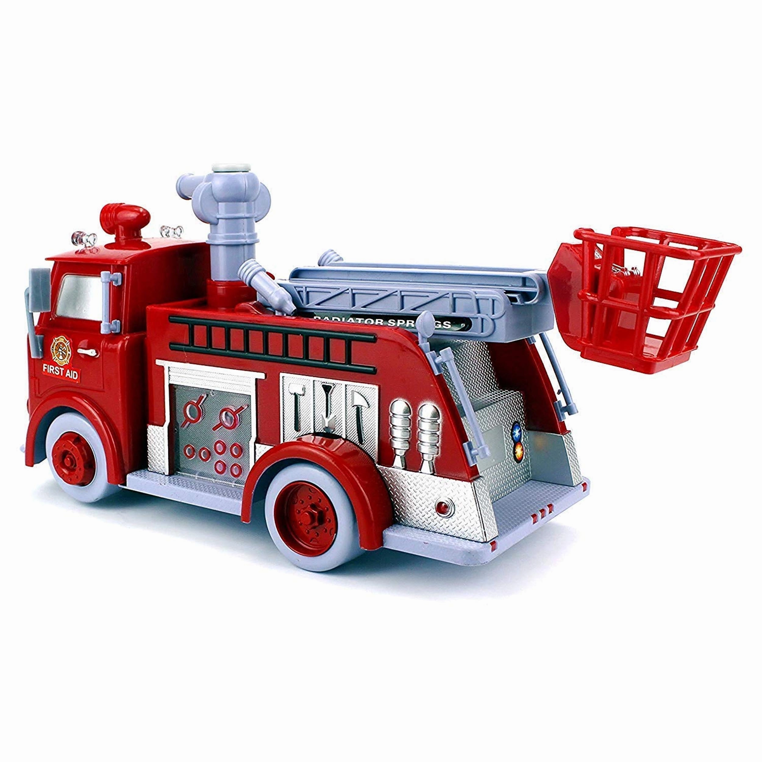 Fire Truck Bubble Blowers – Flashing Lights & Siren Sounds