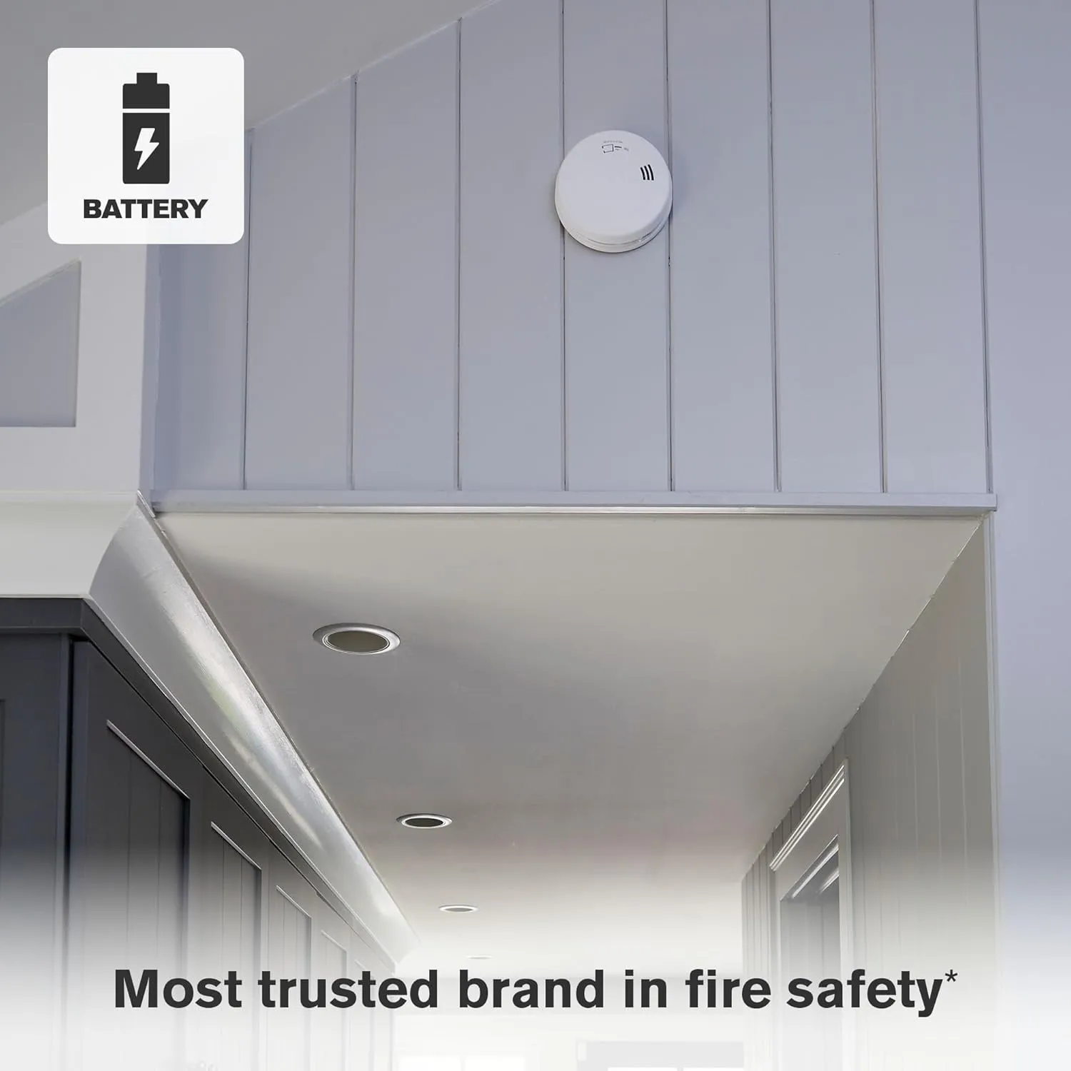 First Alert SMCO210V, 10-Year Sealed Battery Combination Smoke & Carbon Monoxide Alarm with Voice & Location Alerts, 1-Pack