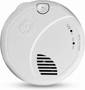 First Alert BRK Interconnect Battery-Operated Combination Smoke & Carbon Monoxide Alarm with Voice Alerts, 1-Pack