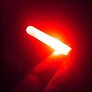 Fishing Floats Fishing Fluorescent Lightstick Float Dark Glow Stick Night Float Rod Light Fishing Tackle Rod Diameter Fish Tank Float(Red)