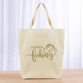 Fishing Tote Bag - khaki