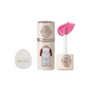 Flower Knows Strawberry Cupid All Day Glow Liquid Blush 06 Little Angel Cushion Powder Puff Set