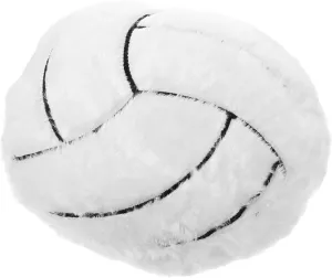 Fluffy Volleyball Plush Pillow Cozy Decorative Cushion for Sports Fans Soft Stuffed Pillow for Home Decor Car Present for Volleyball Lovers Versatile Comfortable