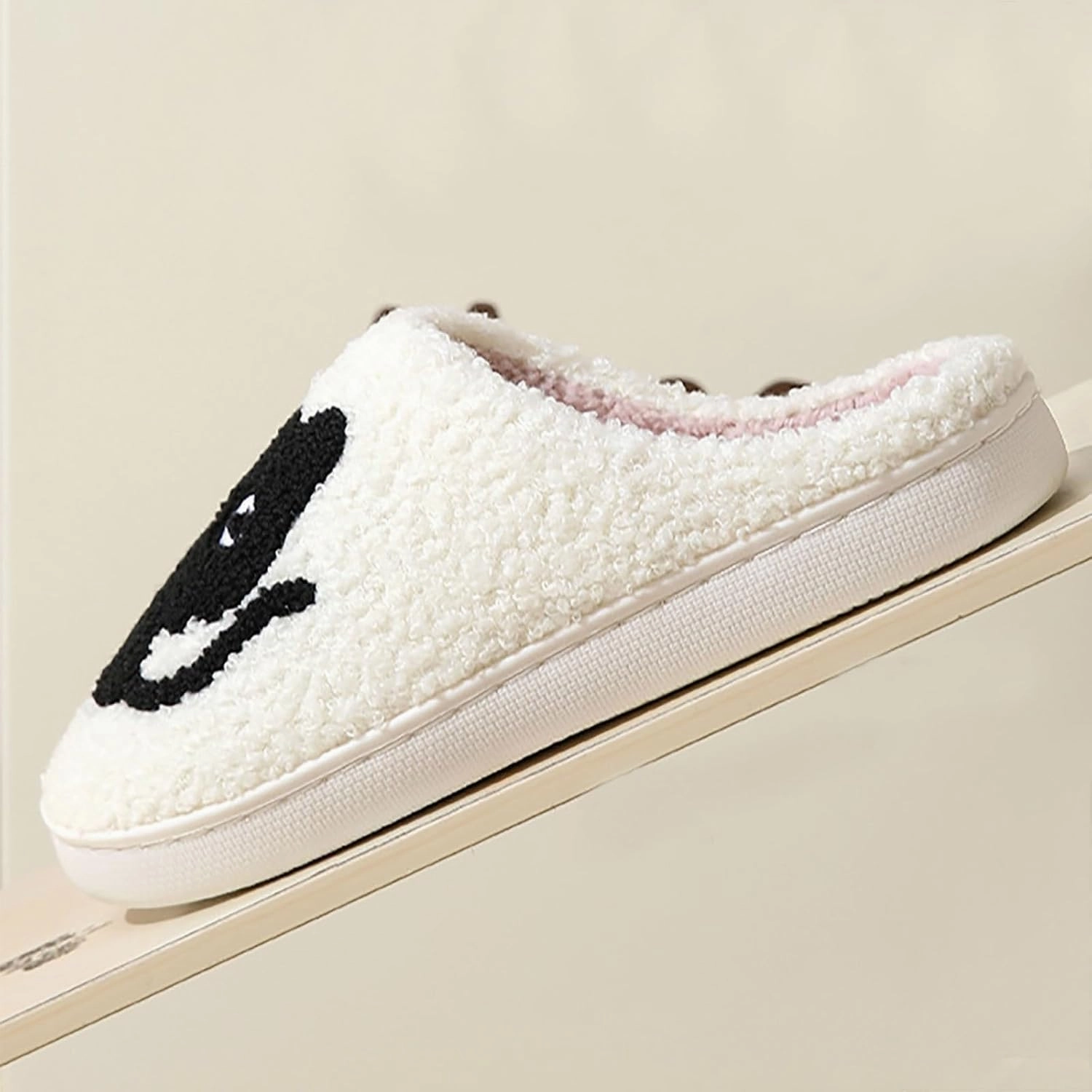 Fluffy Slippers For Womens Mens Warm Cozy Plush Fuzzy Memory Foam Slippers Slip-on House Slippers Indoor Outdoor
