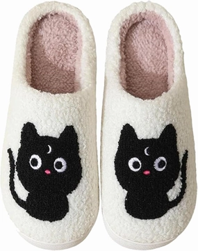 Fluffy Slippers For Womens Mens Warm Cozy Plush Fuzzy Memory Foam Slippers Slip-on House Slippers Indoor Outdoor