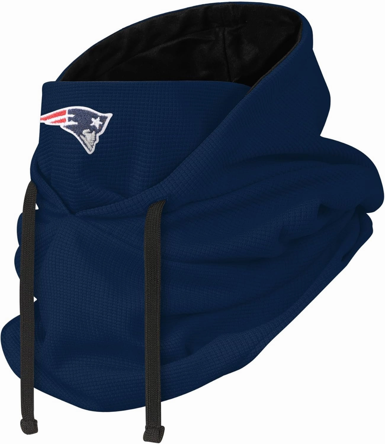 FOCO NFL unisex-adult Nfl Team Logo Waffle Drawstring Winter Cap Hooded Gaiter Balaclava Face Cover