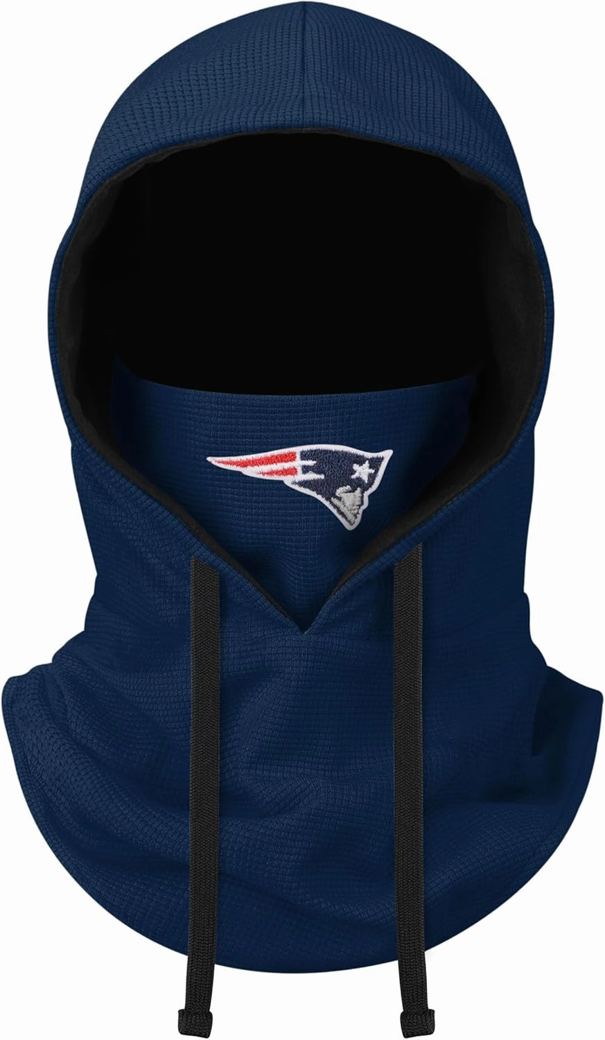 FOCO NFL unisex-adult Nfl Team Logo Waffle Drawstring Winter Cap Hooded Gaiter Balaclava Face Cover