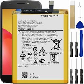 for E5 Plus XT1924-7 (T-Mobile) Replacement Battery, Compatible with XT1924-4,E5 Supra XT1924-6,for SNN5989A Battery with Adhesive Tape Tool Repair Kit
