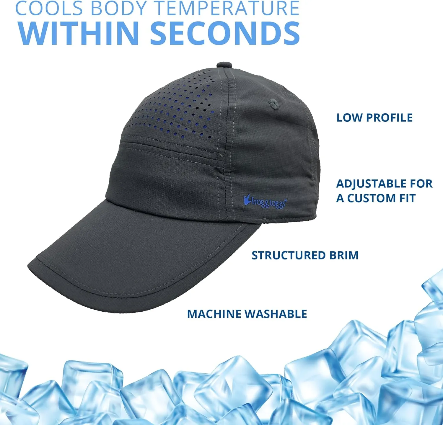 FROGG TOGGS Chilly Pro Hat, Instant Cooling and Sun Protection