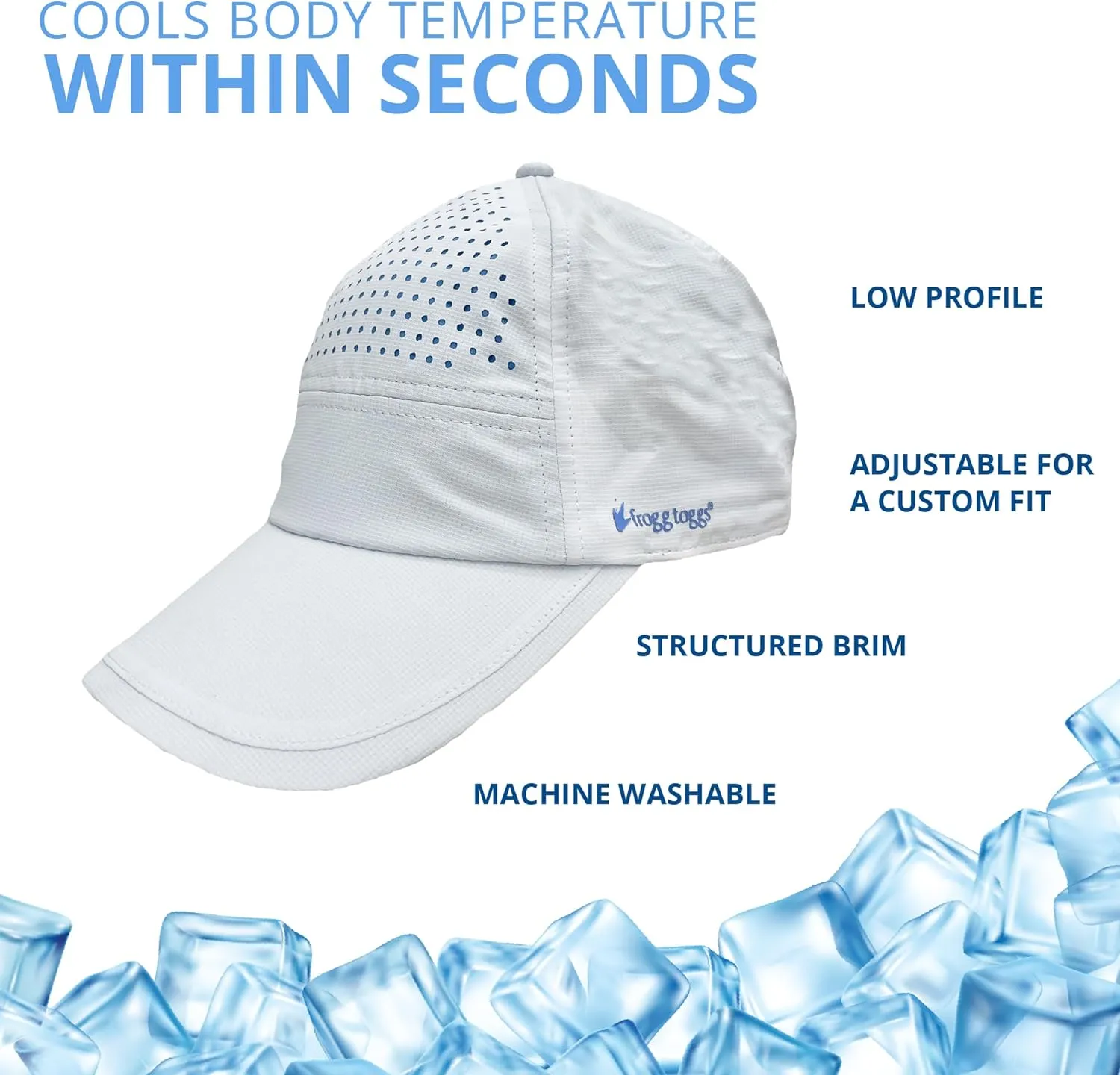 FROGG TOGGS Chilly Pro Hat, Instant Cooling and Sun Protection