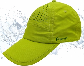 FROGG TOGGS Women's Chilly Pro Performance Cooling Ponytail Cap