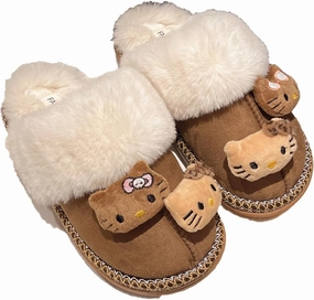 Fuzzy Slippers for Women Girls,Cute Fluffy House Shoes Warm Christmas Birthday Gift for Daughter Wife Girlfriend Bestie