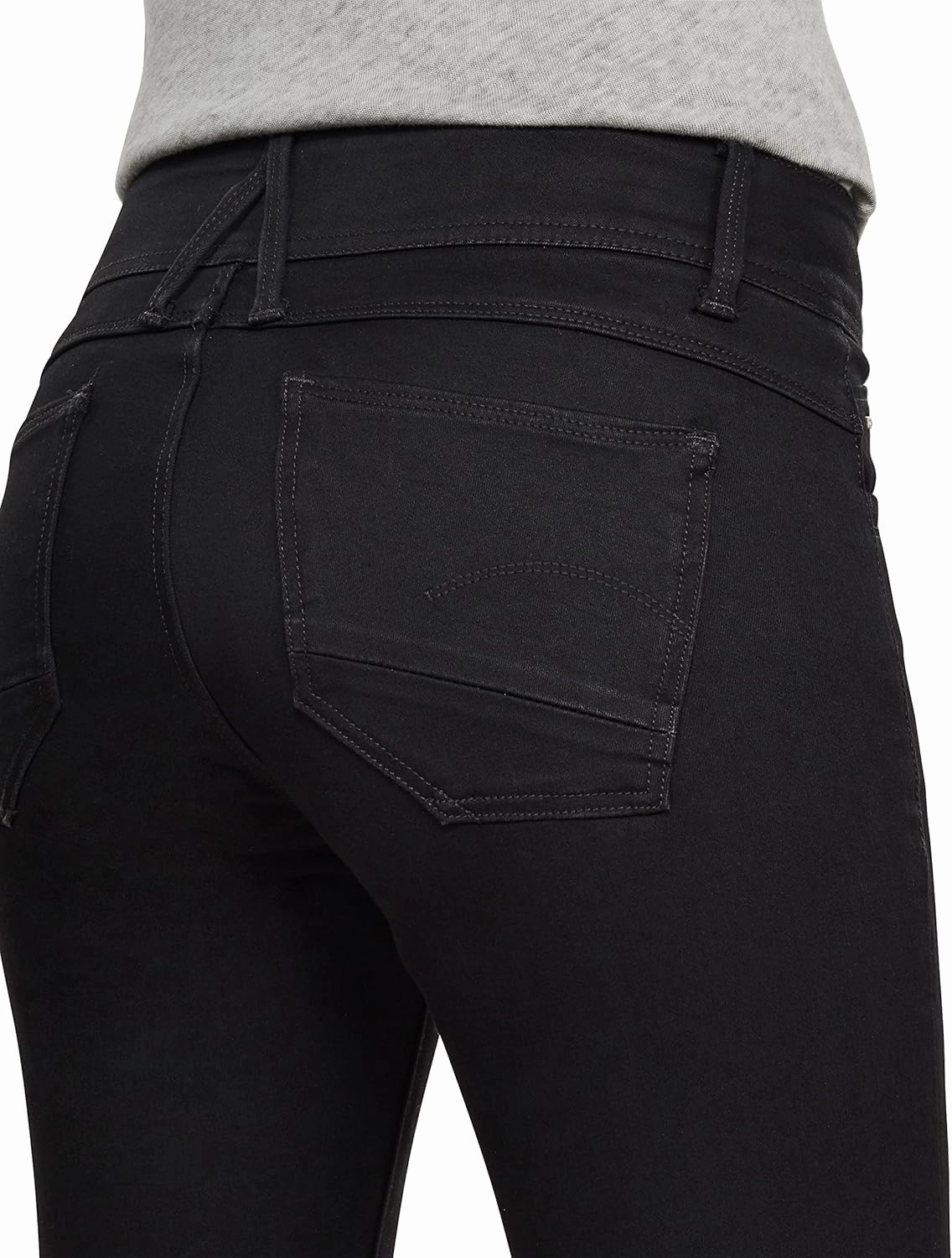 G-STAR RAW Women's Lynn D Mid Rise Super Skinny Fit Jeans