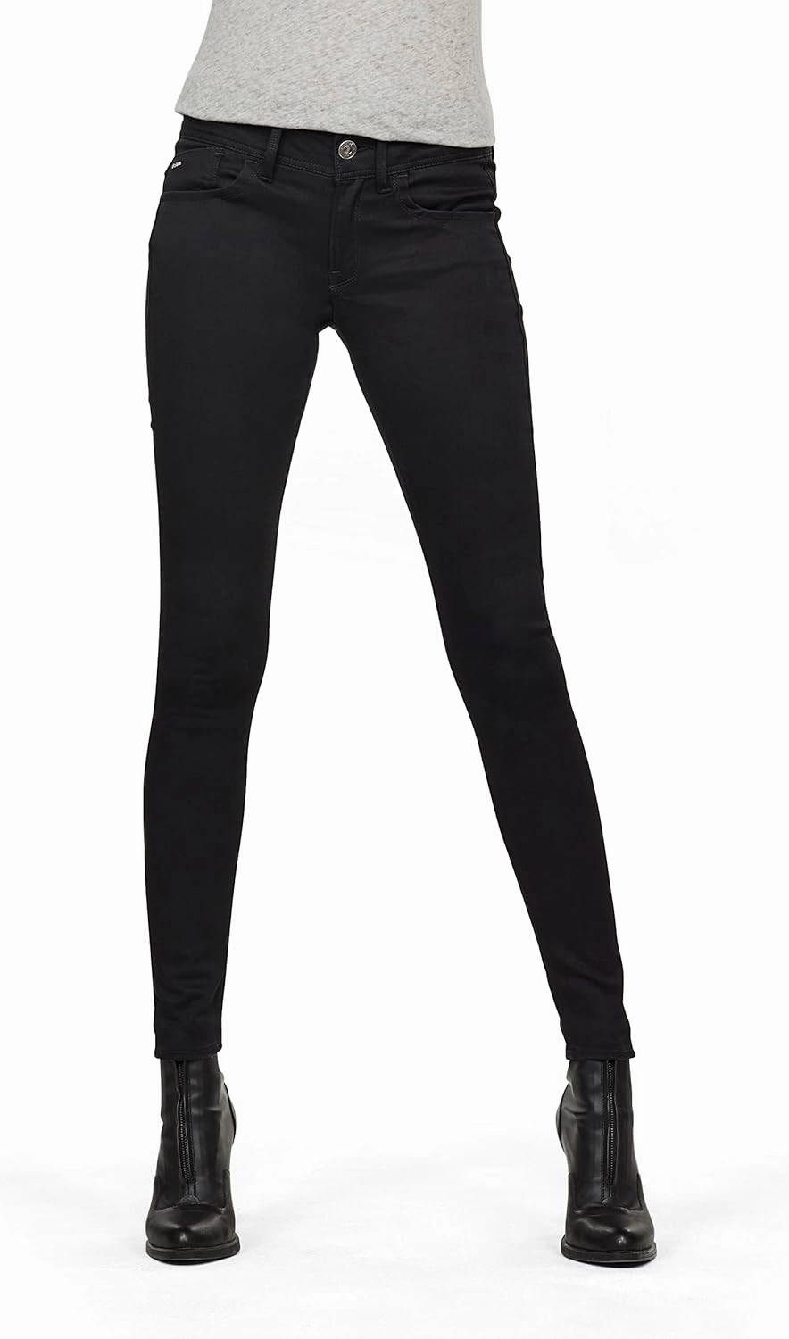 G-STAR RAW Women's Lynn D Mid Rise Super Skinny Fit Jeans