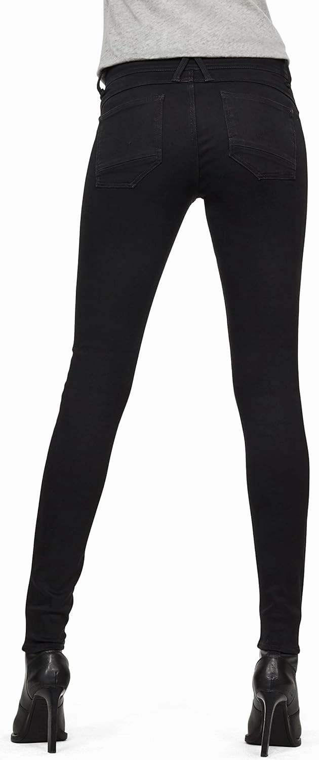 G-STAR RAW Women's Lynn D Mid Rise Super Skinny Fit Jeans