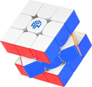 GAN 15 Maglev Speed Cube 3x3, GAN Magnetic Cube Perfectly Combines Weight, Magnet and Structure, 58.6g Ultra-Lightweight, Brain Teasers Puzzle Cube for Kids Adults, Latest Flagship UV Coated