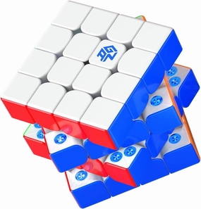GAN 460 M V2 UV Coated, 4x4 Speed Cube Magnetic Speedcube Dual-Layer Structures Puzzle Omni-Magnetic Architecture 160 Magnets Fidget Toy for Kids Adults