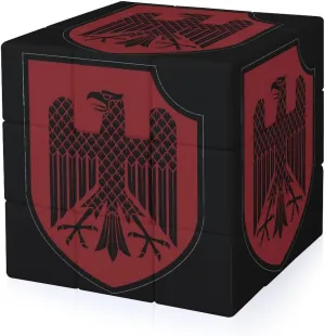 German Knight Heraldic Shield Adults 3x3x3 Color-Matching Smooth Fully Printed Cube Gift