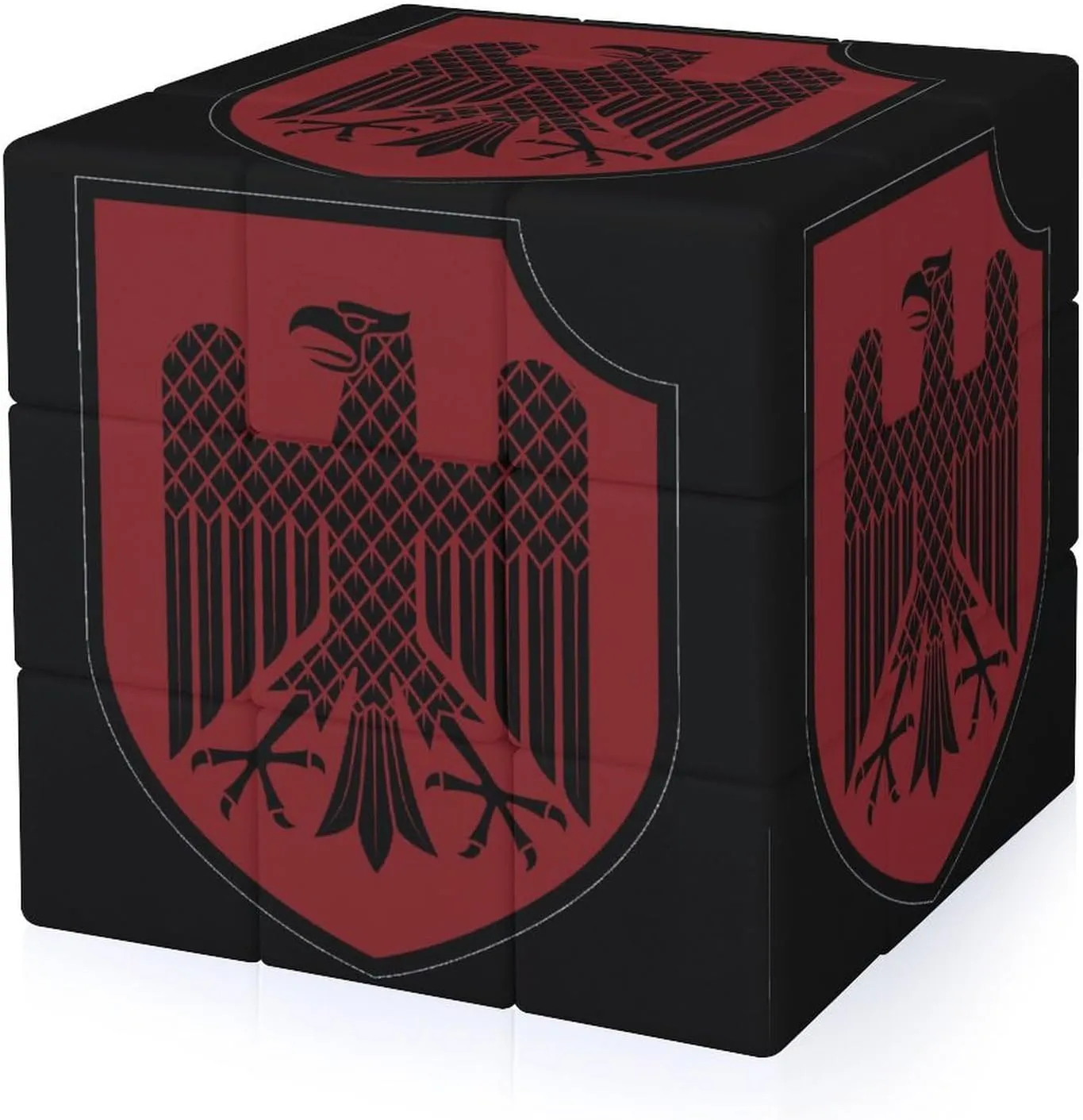 German Knight Heraldic Shield Adults 3x3x3 Color-Matching Smooth Fully Printed Cube Gift