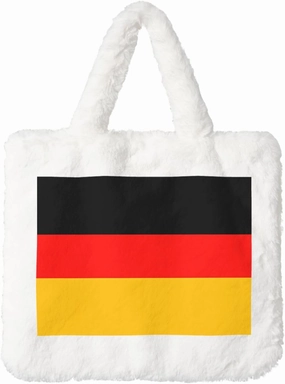 germany flag Plush Handbag for Women - Perfect for Keys, Lipstick, and More - Ideal Gift for Christmas, Valentine's Day