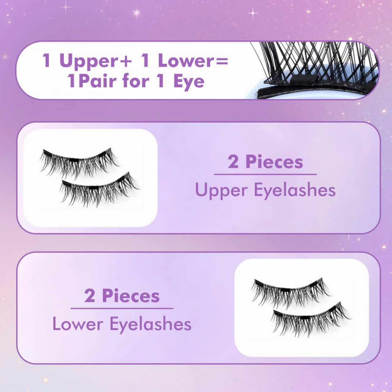 Giani Magnetic Eyelashes with Applicator, Magnetic Eyelashes Natural Look,Reusable Magnet Lashes No Glue Needed Soft Lashes Kit(Natural Natural)
