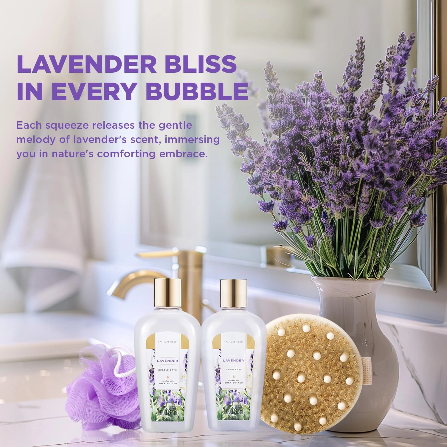 Gift Baskets for Women Spa Gift Baskets Spa Luxetique Tote Bag for Her Bath Sets