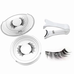 Ginani Magnetic Lashes,Ginani Magnetic Lashes Kit,Magnet Eyelashes with applicator Natural Look,Reusable No Glue or Eyeliner Needed Soft Eyelashes Kit(Simple)
