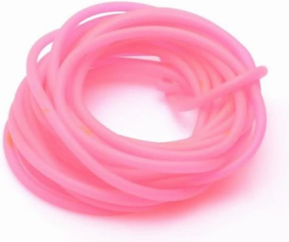 Glow-in-Dark Fishing Lure Tube - Flexible Fluorescent Bait Line Accessory for Night Fishing(Green 5mm)