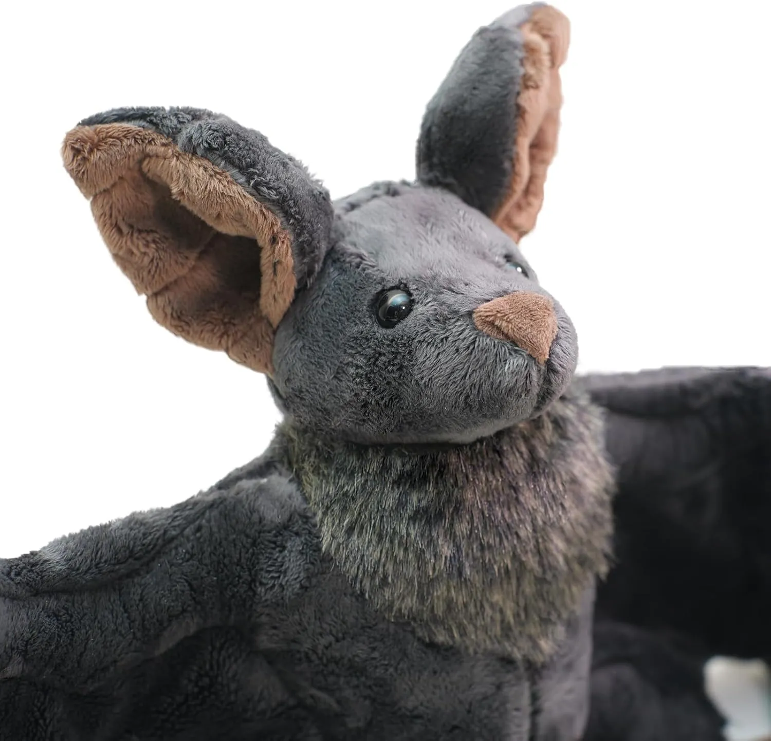 Goth Bat Plush Creepy Gothic Bat Stuffed Animal Lifelike Large Bats Plushie Soft Hugging Plush for Halloween Easter Christmas Valentines Birthday Gift 12inch