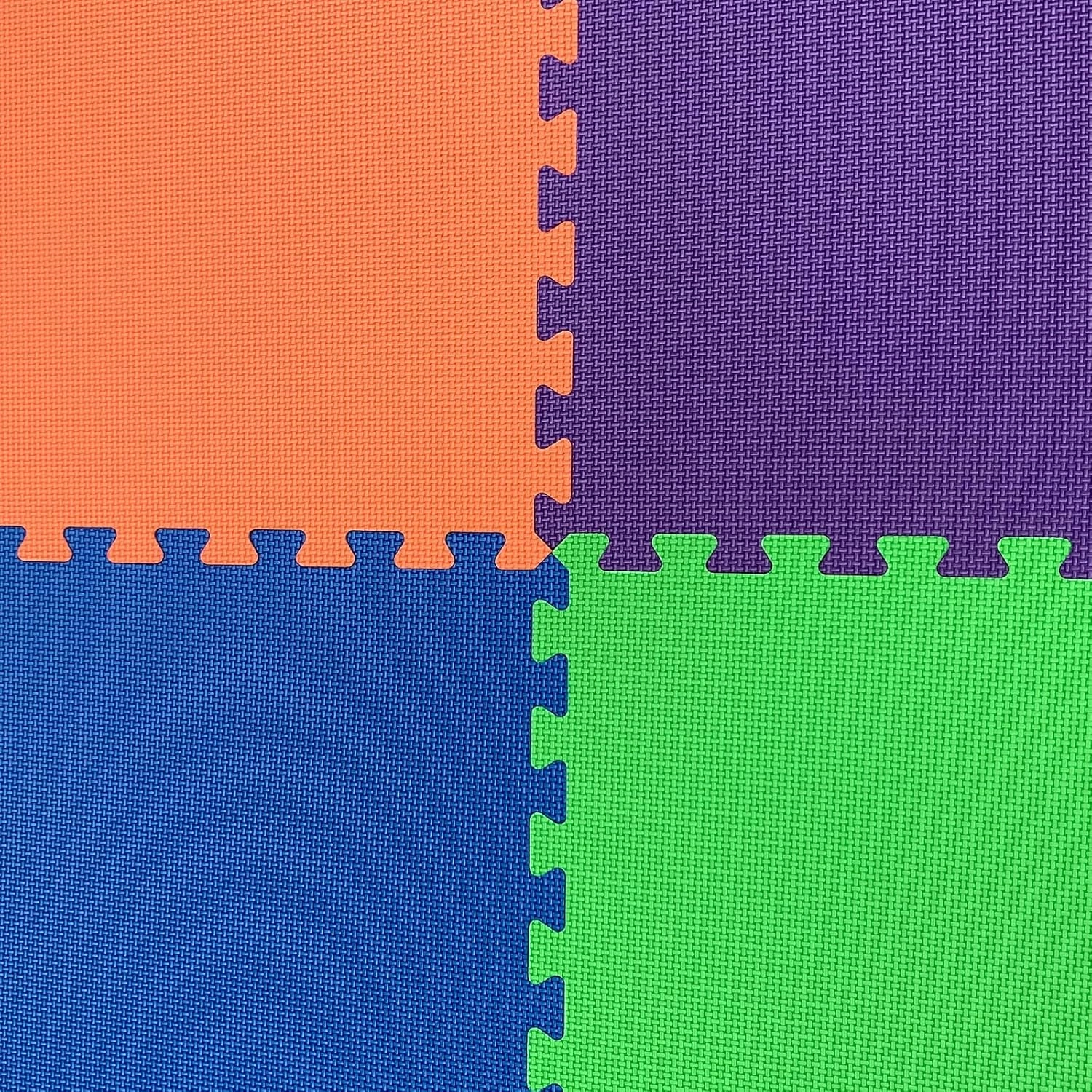 Greatmats Foam Kids and Gym Mats Premium 5/8 in. x 2x2 Ft. 15 Pack (Royal Blue)