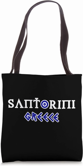 Greece Santorini Tote Bag