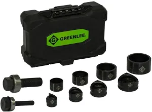 Greenlee 735BB Round Knockout Punch Kit, 1/2 to 1-1/4 In