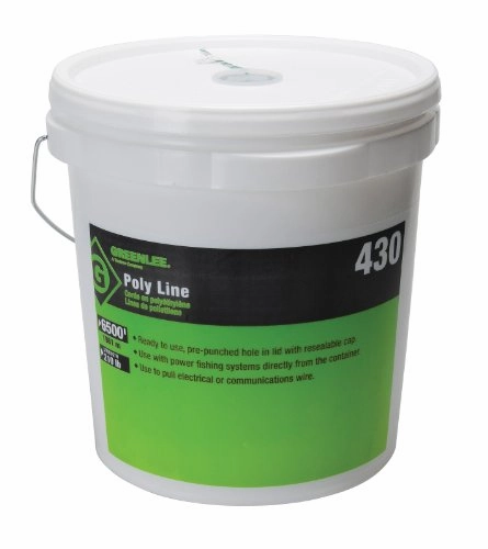 Greenlee 430 Poly Fish Line Tracer Green, 6500-Foot, Green