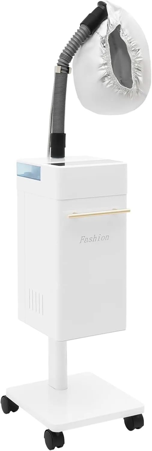 Hairdressing Conditioner Oven, Ozone Multifunctional Nano Spray Machine, Oven Negative Ion Nano Instrument Spa Care, Professional Multifunctional Hair Care Machine (White)