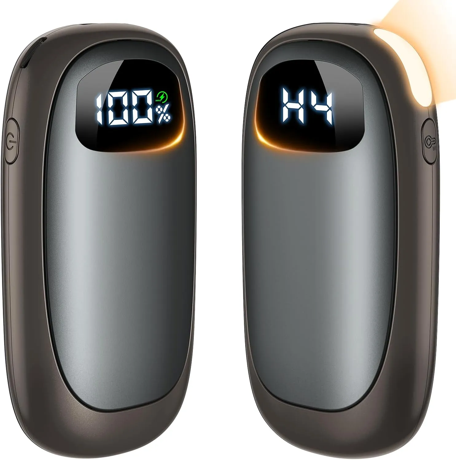 Hand Warmers Rechargeable - 14000mAh Electric Hand Warmers, Max 20 Hrs Warmth 4 Levels Heat Up to 131℉, Dual-Side Heating Portable Reusable Pocket Heater 2 Pack for Raynauds, Hunting, Camping, Golf