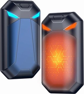 Hand Warmers Rechargeable 2 Pack,Electric Hand Warmers 6000mAh,20Hrs Long Safe Rechargeable Hand Warmer,Birthday Gifts for Men & Women, Hunting Gear,Camping Essentials,Travel Essentials