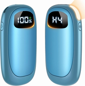 Hand Warmers Rechargeable - 14000mAh Electric Hand Warmers, Max 20 Hrs Warmth 4 Levels Heat Up to 131℉, Dual-Side Heating Portable Reusable Pocket Heater 2 Pack for Raynauds, Hunting, Camping, Golf