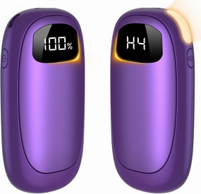 Hand Warmers Rechargeable - 14000mAh Electric Hand Warmers, Max 20 Hrs Warmth 4 Levels Heat Up to 131℉, Dual-Side Heating Portable Reusable Pocket Heater 2 Pack for Raynauds, Hunting, Camping, Golf