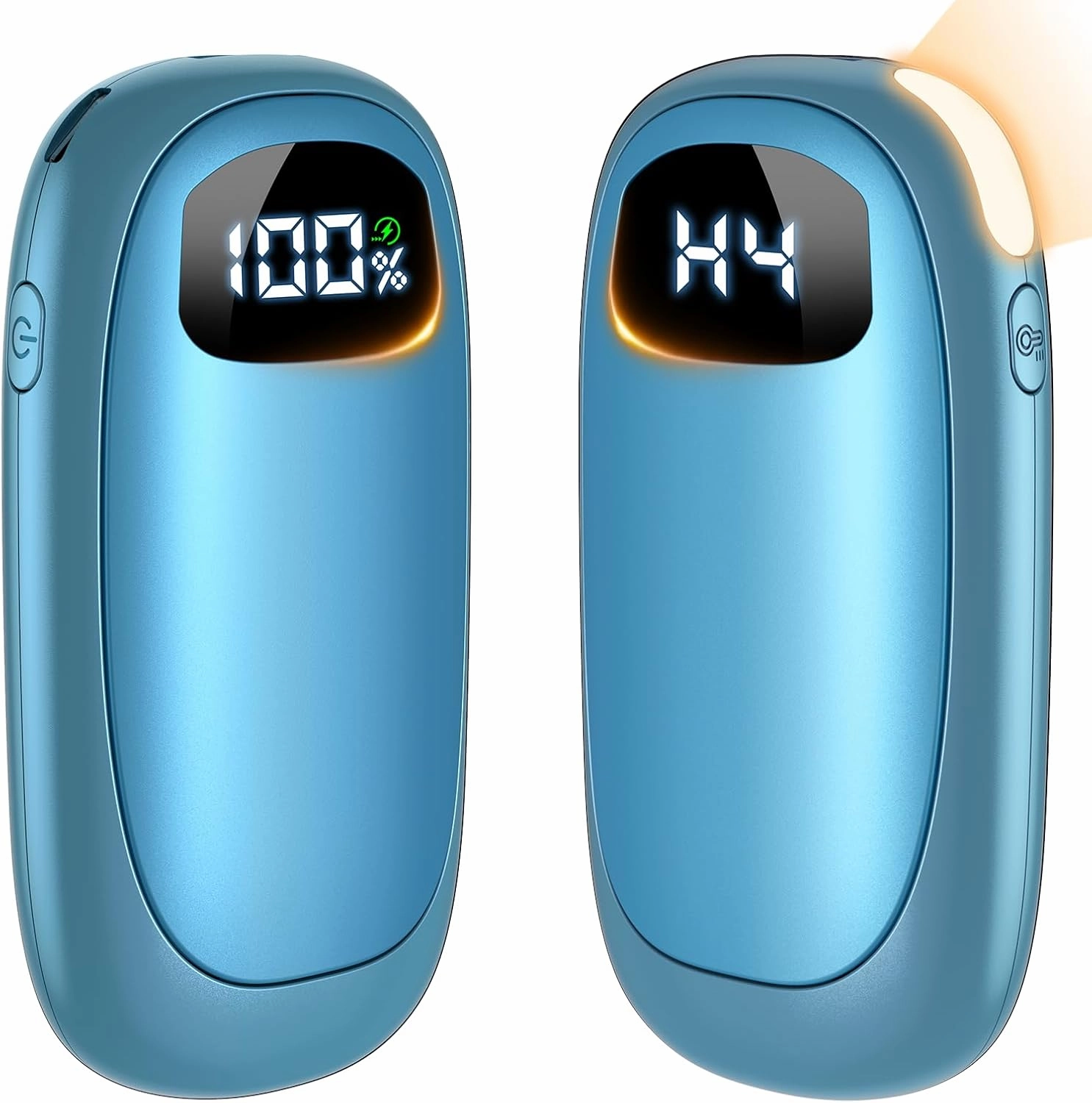 Hand Warmers Rechargeable - 14000mAh Electric Hand Warmers, Max 20 Hrs Warmth 4 Levels Heat Up to 131℉, Dual-Side Heating Portable Reusable Pocket Heater 2 Pack for Raynauds, Hunting, Camping, Golf