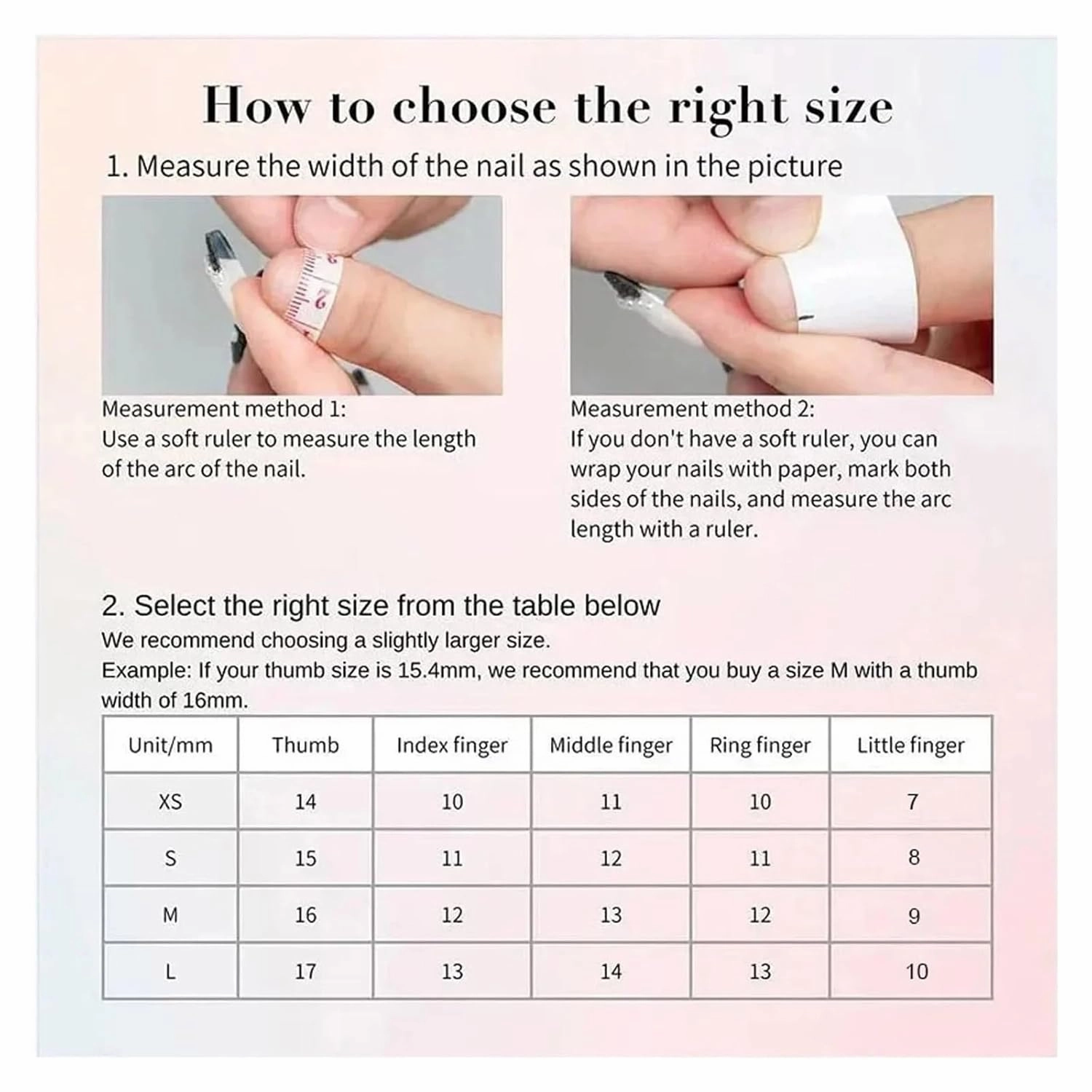 Handmade Almond Press On Nails Autumn Winter Sweet Blush Fake Nails Wearable Shiny Bow Decor False Nails(M)