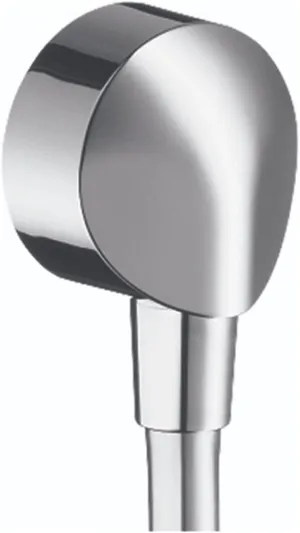 hansgrohe Check Valves Round 2-inch Chrome, 27458003 Wall Outlet