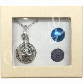 Harmony Ball Butterfly Pendant Set