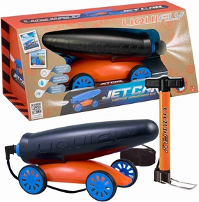 Heebie Jeebies Liquifly Jet Car- Water Powered Race Car with Air Pump- Great Activity to Get Your Kids Outside and Learning Fundamental STEM Concepts for Ages 6 