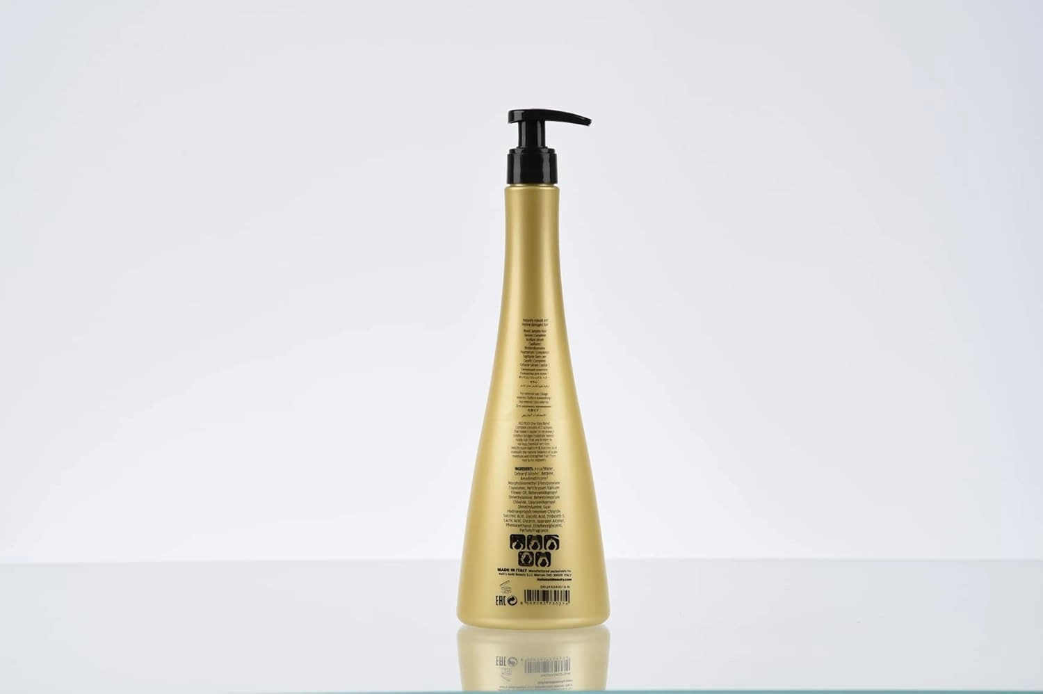 Heli's Gold Heliplex One Step Hair Serum - Bond Complex Treatment For Maintenance And Regrowth - Intensive, Nourishing Repair For Damaged, Split Strands - Sun And Thermal Heat Protectant - 16.9 Oz