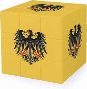 Historical Flag of Holy Roman Empire Funny 3x3x3 Cube Smooth Lightweight Puzzle for Adult Graphic Printing Travel