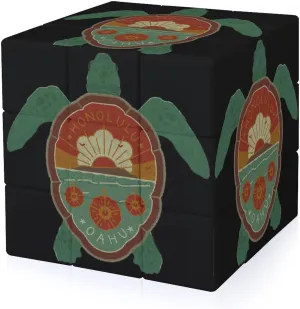 Honolulu Turtle Adults 3x3x3 Color-Matching Smooth Fully Printed Cube Gift