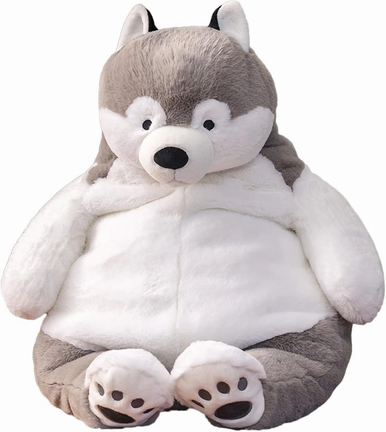 Husky Weighted Stuffed Animals, 17" 3.5 lbs Weighted Husky Dog Plush Toy Large Weighted Plush Animal Pillow Gifts for Boys and Girls